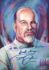 Autographed image of author Timothy Zahn